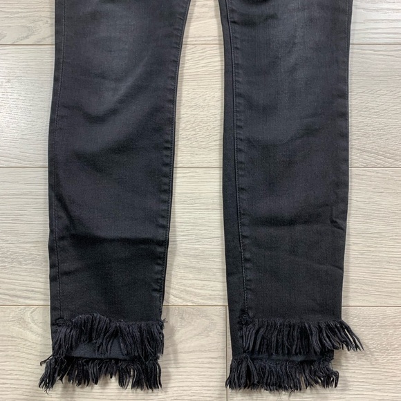 FRAME Denim Le High Raw Hem Skinny Mulholland - Picture 7 of 13